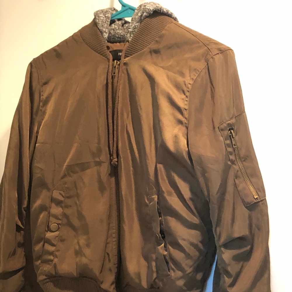 Jacket with hoodie